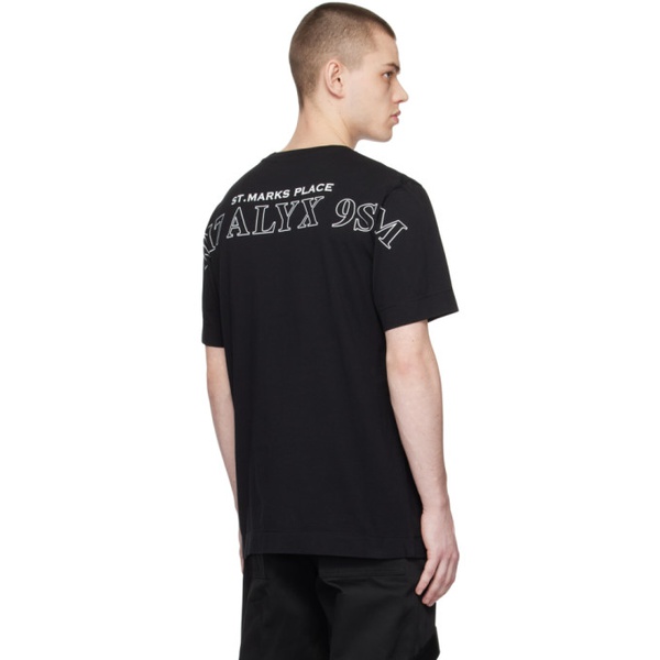  1017 ALYX 9SM Black Printed T-Shirt 231776M213020