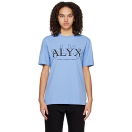 1017 ALYX 9SM Blue Meaningful Connection T-Shirt 231776F110000