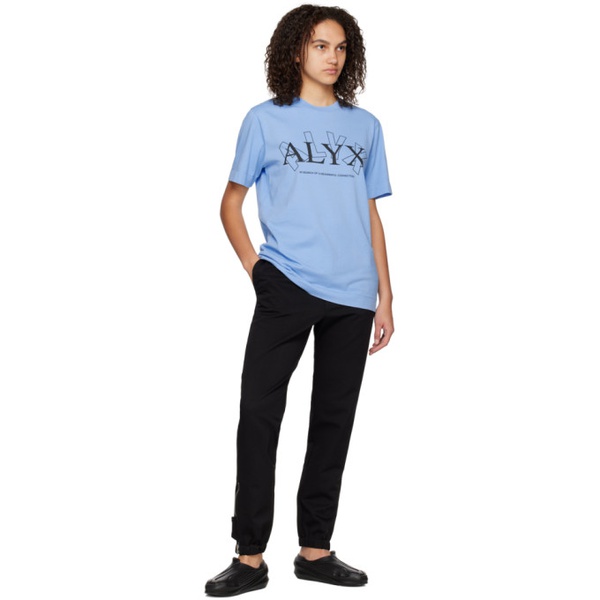  1017 ALYX 9SM Blue Meaningful Connection T-Shirt 231776F110000