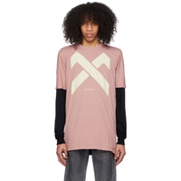 11 바이 보리스 비잔 사베리 11 by 보리스 비잔 사베리 Boris Bidjan Saberi Pink Garment-Dyed T-Shirt 231610M213002