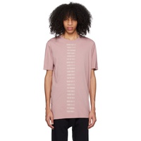 11 바이 보리스 비잔 사베리 11 by 보리스 비잔 사베리 Boris Bidjan Saberi Pink Garment-Dyed T-Shirt 231610M213006