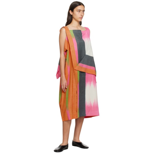  이세이미야케 132 5. 이세이 미야케 ISSEY MIYAKE Multicolor Light Trails Midi Dress 232302F054001