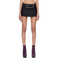 16Arlington Black Nimue Miniskirt 231427F090003