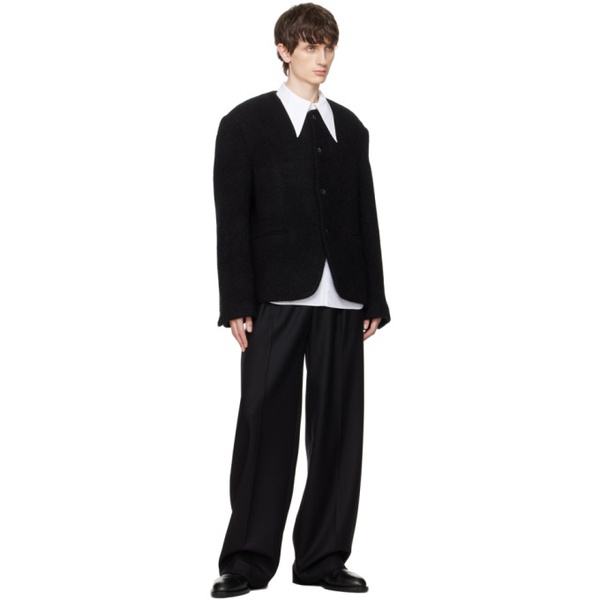  16Arlington SSENSE Exclusive Black Felix Trousers 241427M191004