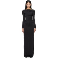16Arlington Black Nubria Maxi Dress 241427F055003