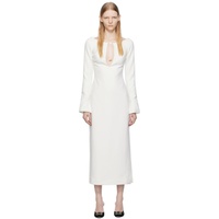 16Arlington White Solare Midi Dress 232427F054002