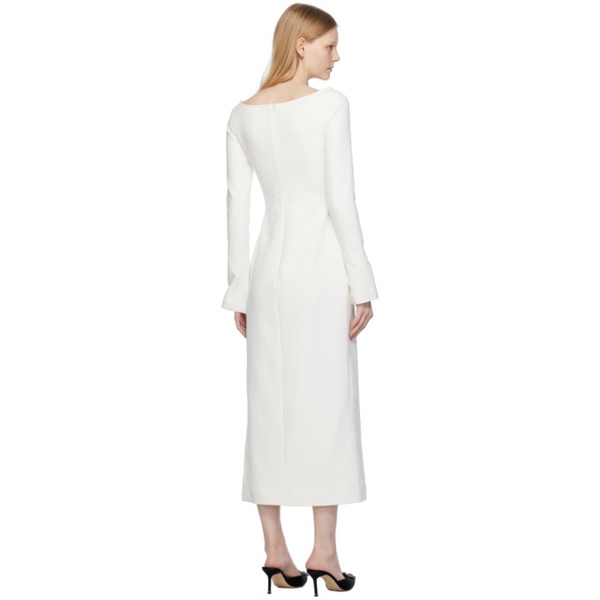  16Arlington White Solare Midi Dress 232427F054002