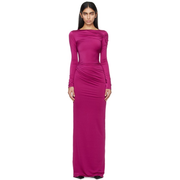  16Arlington Pink Nubria Maxi Dress 241427F055002