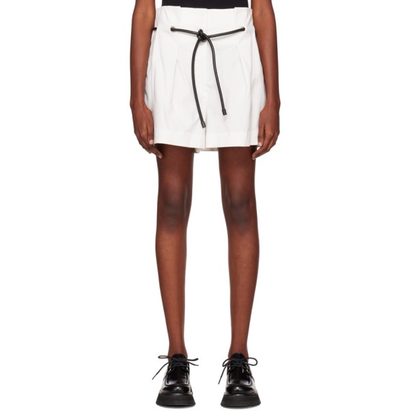  3.1 필립림 3.1 Phillip Lim White Origami Shorts 231283F088003