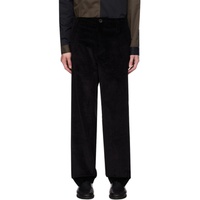 3MAN Black Four-Pocket Trousers 232466M191000