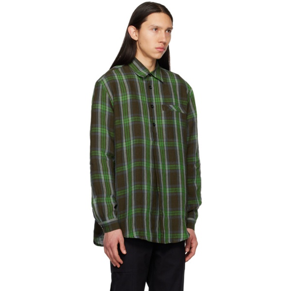  3MAN Green Highland Shirt 231466M192012