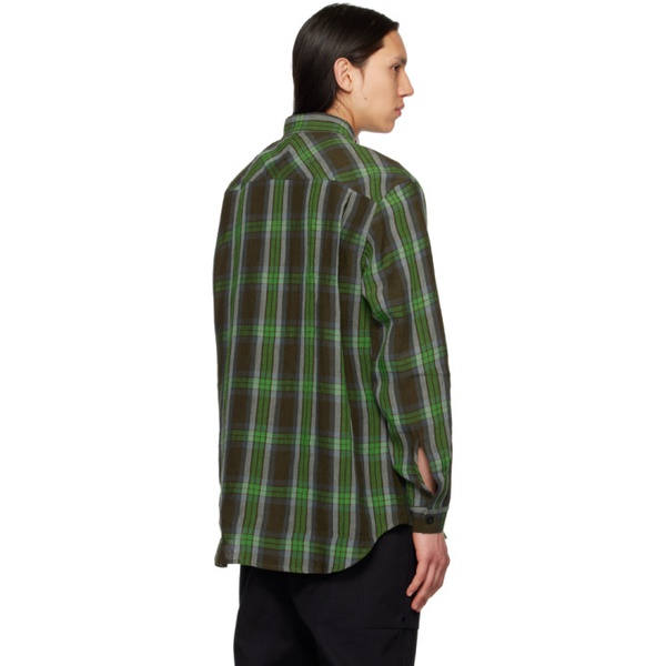  3MAN Green Highland Shirt 231466M192012