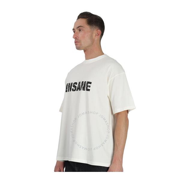  424 Mens Insane Graphic-print White Cotton T-shirt 8029.059.9150-WHT