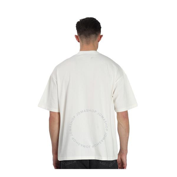  424 Mens Insane Graphic-print White Cotton T-shirt 8029.059.9150-WHT