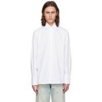 424 White Embroidered Shirt 241010M192005