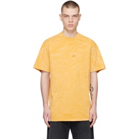 424 Yellow Distressed T-Shirt 231010M213006