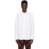 424 White Embroidered Shirt 231010M192010