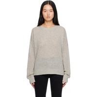 6397 Gray Off-Gauge Sweater 232446F096001