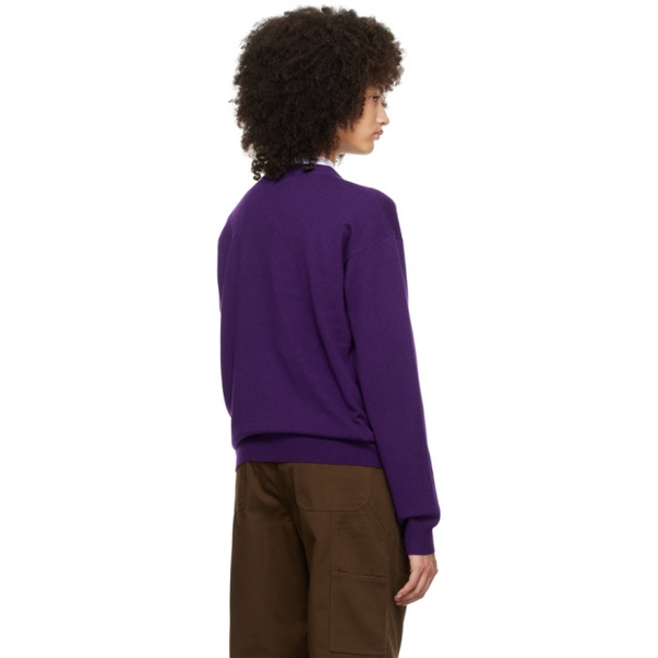  6397 Purple Slouchy Sweater 232446F096006