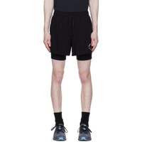 7 DAYS Active Black Two-In-One Shorts 231932M193002