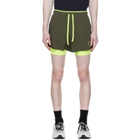 7 DAYS Active Khaki Two-In-One Shorts 231932M193006
