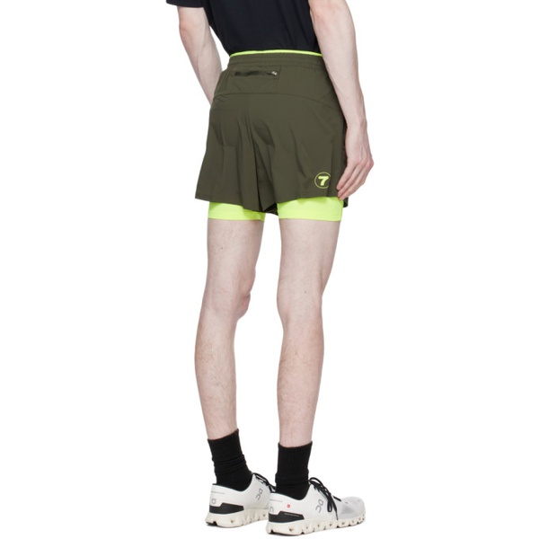  7 DAYS Active Khaki Two-In-One Shorts 231932M193006