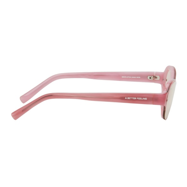  A BETTER FEELING Pink Skye Sunglasses 241025F005001