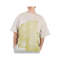A Cold Wall Mens Bone Collage Printed Crewneck T-shirt ACWMTS065-BONE