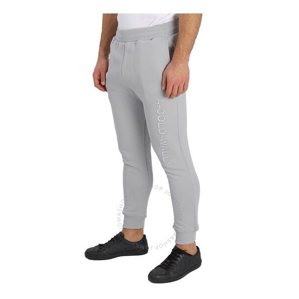  A Cold Wall Mens Logo-embroidered Cotton Track Pants ACWMB091 GREY