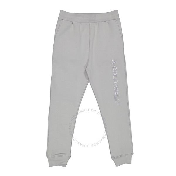  A Cold Wall Mens Logo-embroidered Cotton Track Pants ACWMB091 GREY