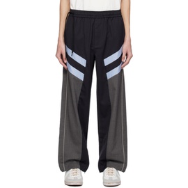 A PERSONAL NOTE 73 Navy Paneled Track Pants 232252M190000