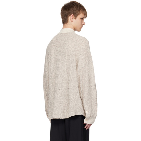  A PERSONAL NOTE 73 Beige Long Cardigan 231252M200007