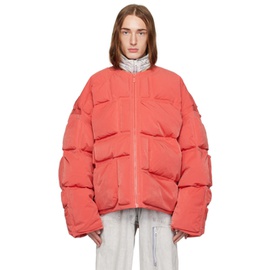 A. A. Spectrum Red Wadrian Down Jacket 232285M178003