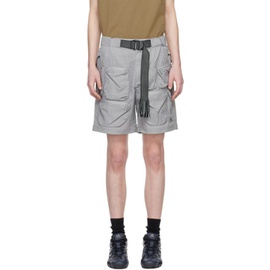 A. A. Spectrum Gray Wadrian Shorts 241285M193003