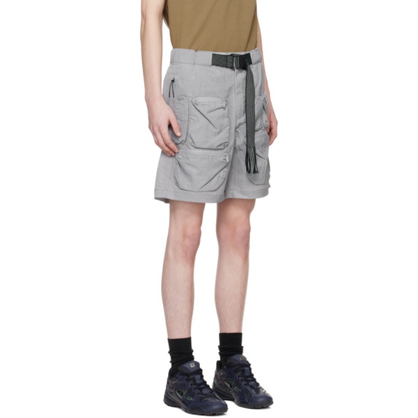  A. A. Spectrum Gray Wadrian Shorts 241285M193003