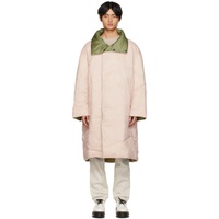A. A. Spectrum Pink Blanks Reversible Coat 222285M176007