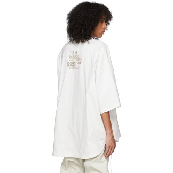  A. A. Spectrum White Mutiny T-Shirt 231285M213005