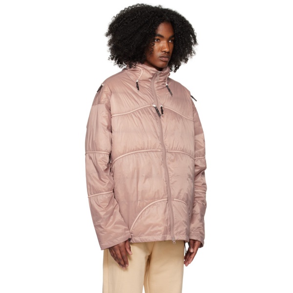  A. A. Spectrum Pink Plume Puffer Down Jacket 231285M178001