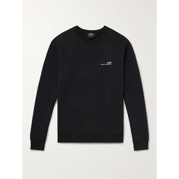  아페쎄 A.P.C. Logo-Print Cotton Sweatshirt 1647597308377610