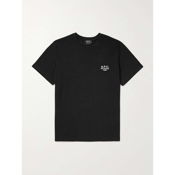  아페쎄 A.P.C. Raymond Logo-Embroidered Cotton-Jersey T-Shirt 1647597323952759