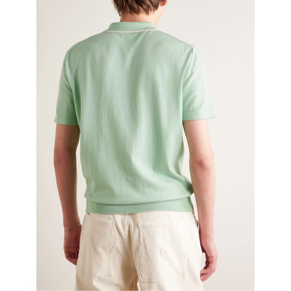  아페쎄 A.P.C. Fynn Logo-Embroidered Cotton Polo Shirt 1647597323823184