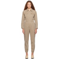 아페쎄 A.P.C. Taupe Danica Denim Jumpsuit 232252F070001