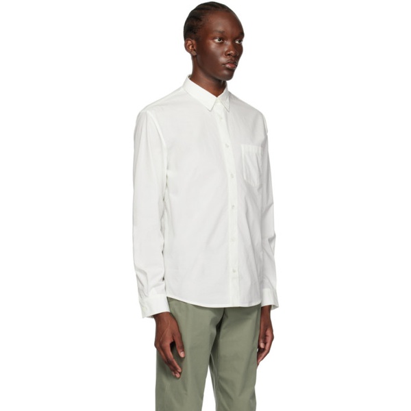  아페쎄 A.P.C. White Spread Collar Shirt 232252M192018