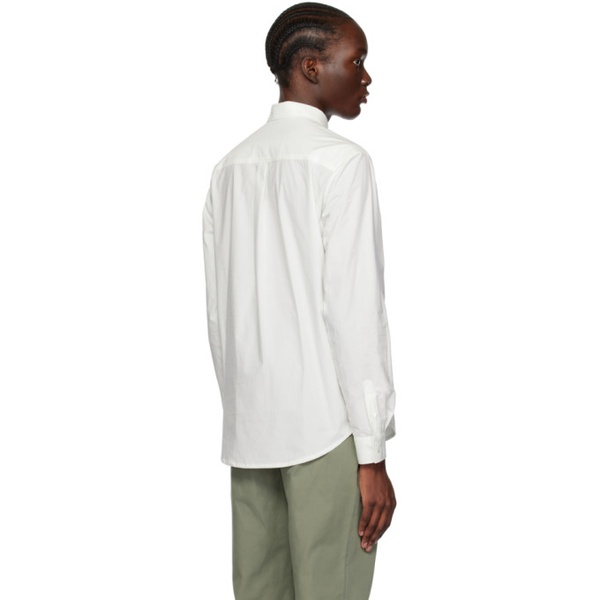  아페쎄 A.P.C. White Spread Collar Shirt 232252M192018