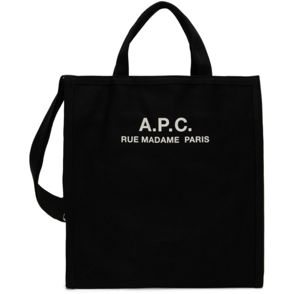  아페쎄 A.P.C. Black Recovery Shopping Tote 241252M172034