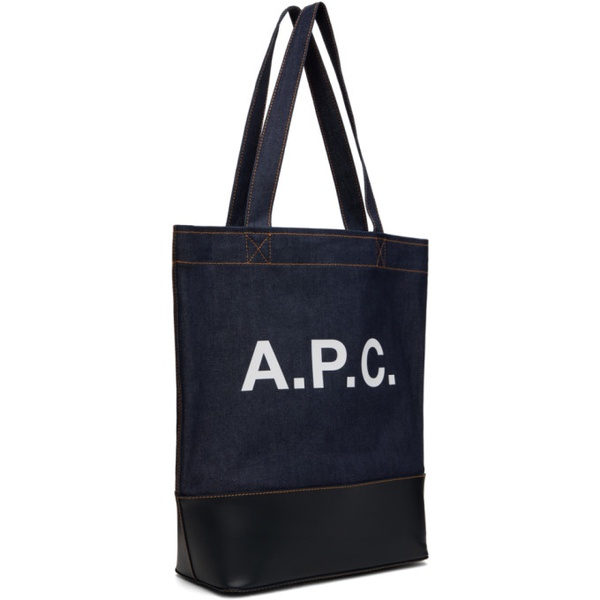  아페쎄 A.P.C. Navy & Black Axelle Tote 241252F049008