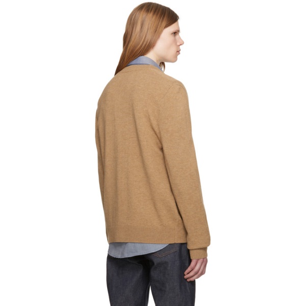  아페쎄 A.P.C. Tan Samuel Cardigan 241252M200002