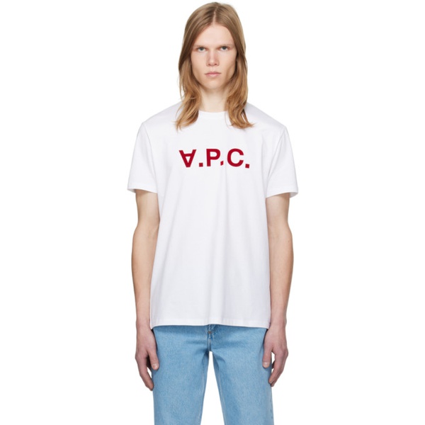  아페쎄 A.P.C. White VPC T-Shirt 241252M213036