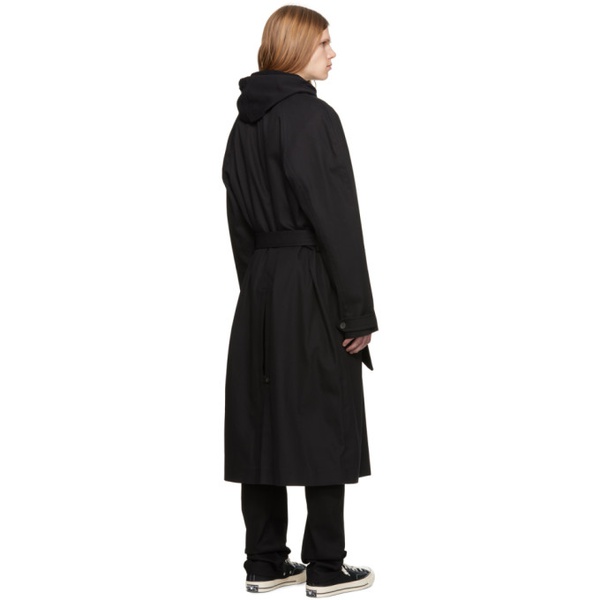  아페쎄 A.P.C. Black Lou Trench Coat 241252M184001