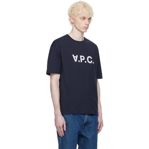  아페쎄 A.P.C. Navy VPC T-Shirt 241252M213033